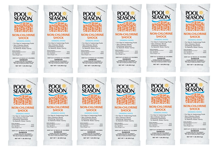 HGH-50-2849-12 - Quick Dissolving Non-Chlorine Shock - 12 x 1lb Bags (12lbs) - HGH-50-2849-12